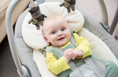 Leagan si balansoar rotativ 2in1 Serina, 0 luni+, Hazelnut, Joie